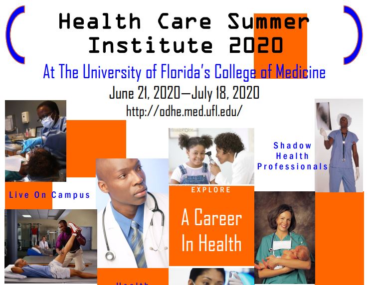 Health Care Summer Institute 2020 NorthEast Florida Pediatric Society